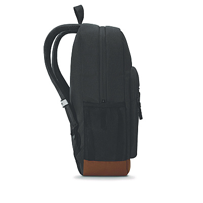 Solo Re:Fresh Machine Washable Backpack, Fits Devices Up to 15.6", 11.4 x 5.25 x 17.5, Dark Gray (USLUBN7954)