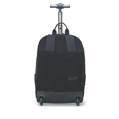 Solo Bleecker Recycled Rolling Backpack, Fits Devices Up to 15.6", 12.5 x 8 x 19, Dark Gray (USLUBN7864)
