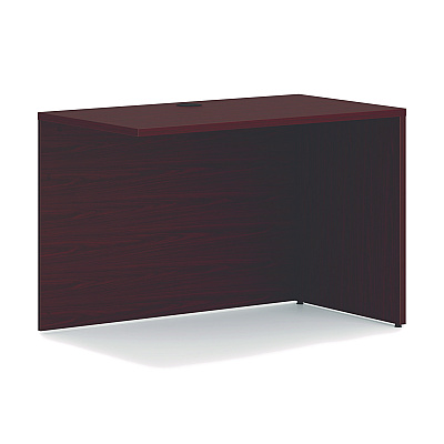 HON Mod L-Station Single Pedestal Desk Bundle, 60" x 72" x 29", Mahogany (HONMOD193)
