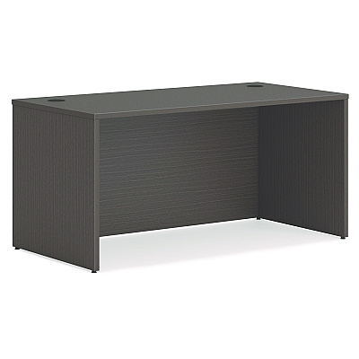 HON Mod L-Station Single Pedestal Desk Bundle, 60" x 72" x 29", Slate Teak (HONMOD192)