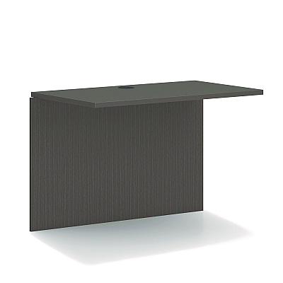 HON Mod U-Station Bundle, 66" x 96" x 29", Slate Teak (HONMOD077)