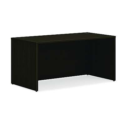 HON Mod L-Station Single Pedestal Desk Bundle, 60" x 72" x 29", Java Oak (HONL6072L1BBFJA)