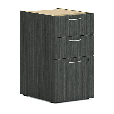 HON Mod U-Station Bundle, 66" x 96" x 29", Slate Teak (HONMOD077)