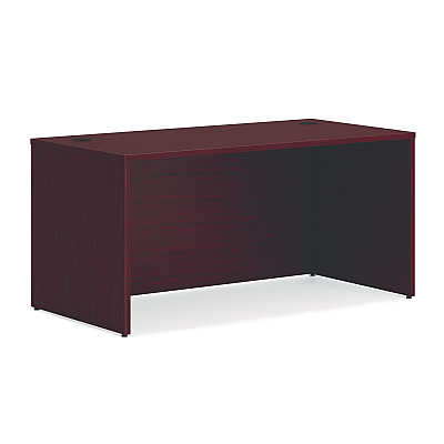 HON Mod L-Station Single Pedestal Desk Bundle, 60" x 72" x 29", Mahogany (HONMOD193)
