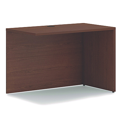 HON Mod L-Station Double Pedestal Desk Bundle, 60" x 72" x 29", Sepia Walnut (HONL6072L2BBFSE)
