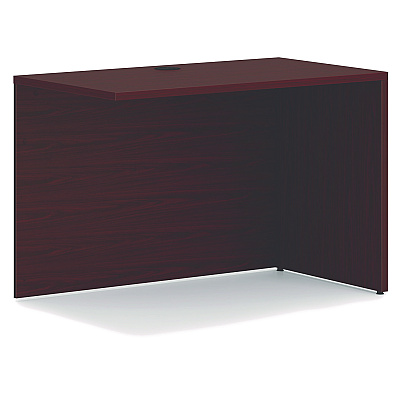 HON Mod L-Station Double Pedestal Desk Bundle, 60" x 72" x 29", Traditional Mahogany (HONMOD188)