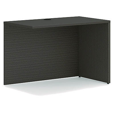 HON Mod L-Station Double Pedestal Desk Bundle, 60" x 72" x 29", Slate Teak (HONMOD187)