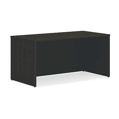 HON Mod L-Station Double Pedestal Desk Bundle, 60" x 72" x 29", Java Oak (HONL6072L2BBFJA)