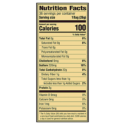 Snyder's Mini Pretzels. 0.92 oz Pack, 36 Packs/Box, 2 Boxes/Carton (GRR60004087)