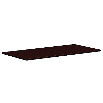 HON Mod Height Adjustable Desk Bundle, 60" x 30" x 27.5" to 47.75", Slate Teak/Silver (HONMOD051)