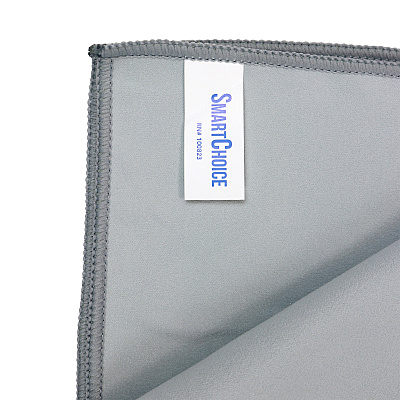 Smart Choice Suede Cleaning Cloth 16x16 Grey, Pack Of 12 (PNP915103GY)
