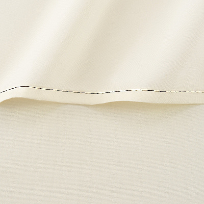 Host & Home Microfiber Flat Sheets - Twin - Ivory W/ Black Hem, Pack Of 6 (P-MFS-66104-IV)