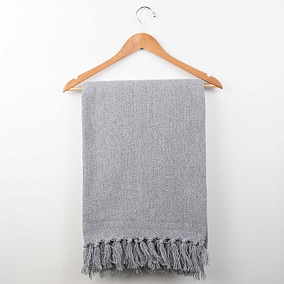 Common Ground Throw 50x70 Gray, Case Of 12 (THROW-50X70-GY-CS)