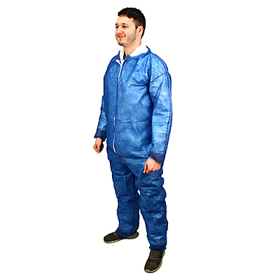 Polylite Coverall Bl Zipper - 2xl, Case Of 25 (M1100B-2X)