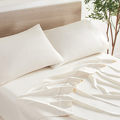 Aston & Arden Linacel Sheet Set Cali-king Tan, 4 Piece Set (P-SS-LNCALKG-TN)