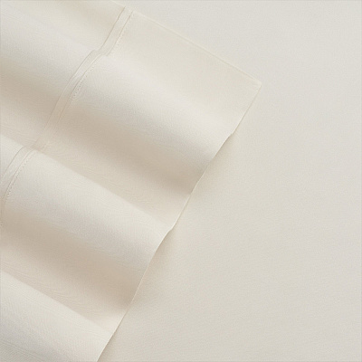 Aston & Arden Bamboo Sheet Set Cali-king White, 4 Piece Set (P-SS-BBCALKG-WW)