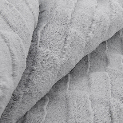 Aston & Arden 100% Polyester Throw Blanket 50x70 Light Gray, 1 Blanket (P-TH-FF-5070-LG)