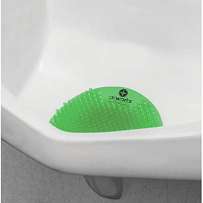 Airworks Splash Free Urinal Screen Fresh Garden 10/box, Box Of 10 (AWSFUS232-BX)