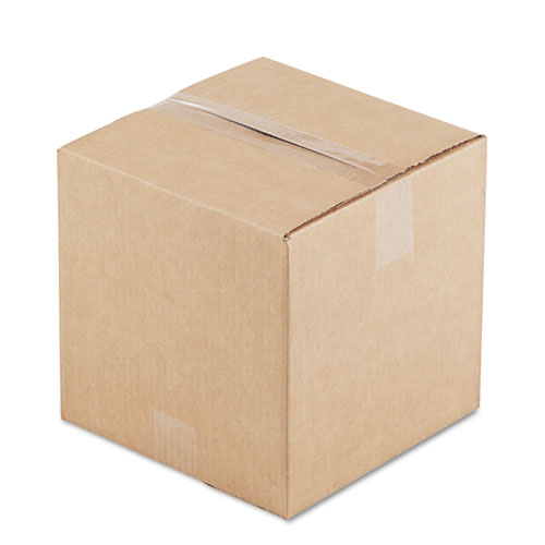 General Supply CUBED FIXED-DEPTH SHIPPING BOXES, REGULAR SLOTTED CONTAINER (RSC), 10" X 10" X 10", BROWN KRAFT, 25/BUNDLE (101010)