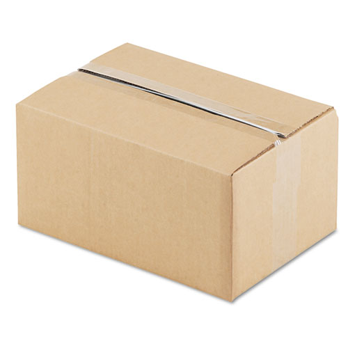 General Supply FIXED-DEPTH SHIPPING BOXES, REGULAR SLOTTED CONTAINER (RSC), 12" X 8" X 6", BROWN KRAFT, 25/BUNDLE (1286)