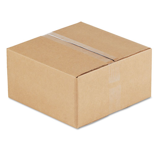 General Supply FIXED-DEPTH SHIPPING BOXES, REGULAR SLOTTED CONTAINER (RSC), 12" X 12" X 6", BROWN KRAFT, 25/BUNDLE (12126)