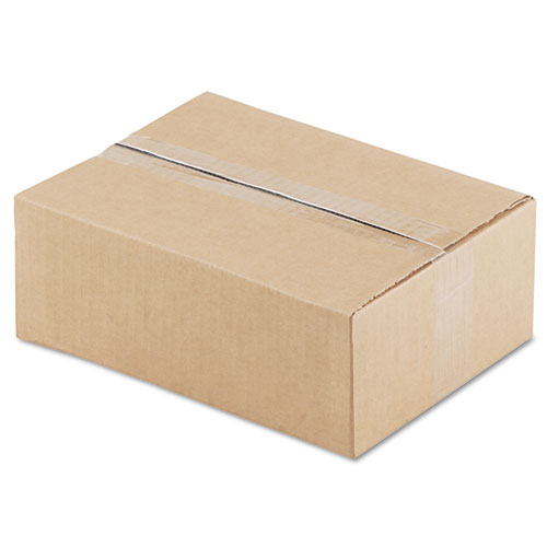 General Supply FIXED-DEPTH SHIPPING BOXES, REGULAR SLOTTED CONTAINER (RSC), 12" X 9" X 4", BROWN KRAFT, 25/BUNDLE (1294)
