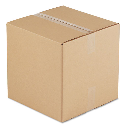 General Supply CUBED FIXED-DEPTH SHIPPING BOXES, REGULAR SLOTTED CONTAINER (RSC), 14" X 14" X 14", BROWN KRAFT, 25/BUNDLE (141414)