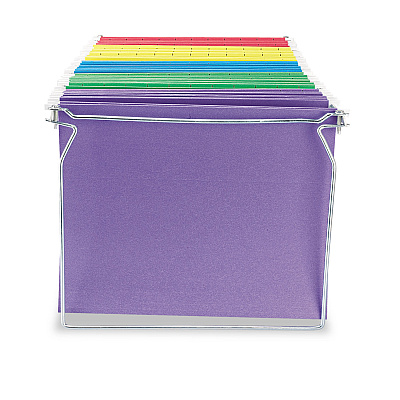 Universal Screw-Together Hanging Folder Frame, Letter Size, 23" to 26.77" Long, Silver (UNV17000)