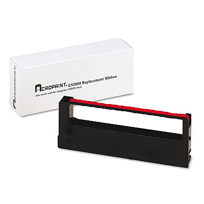 Acroprint 390129000 Ribbon, Black/Red