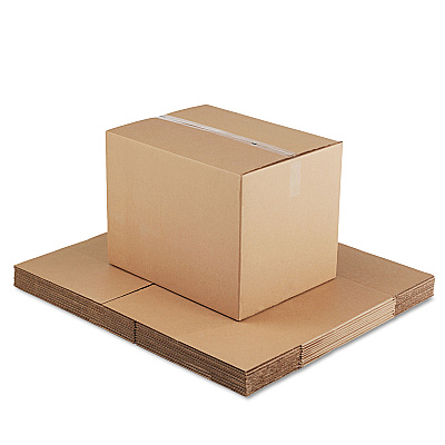 Universal Fixed-Depth Corrugated Shipping Boxes, Regular Slotted Container (RSC), 18" x 24" x 18", Brown Kraft, 10/Bundle (UNV241818)