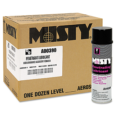 Misty Penetrating Lubricant Spray, 19 oz Aerosol Can, 12/Carton (AMR1002456)