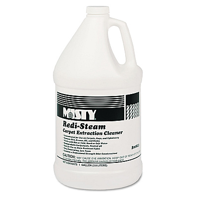 Misty Redi-Steam Carpet Cleaner, Pleasant Scent, 1 gal Bottle, 4/Carton (AMR1038771)