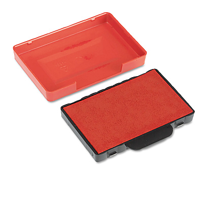 T5460 Professional Replacement Ink Pad for Trodat Custom Self-Inking Stamps, 1.38" x 2.38", Red (USSP5460RD)