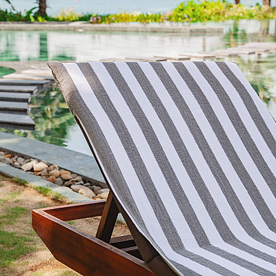 California Cabana Chaise Cover 30x85 Grey, Case Of 12 (CC-CABANA-GY-CS)