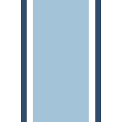 Aston & Arden Pinstripe Beach Towel 35x70 Blue/blue, 1 Each (P-BT-PNS-25CBB)