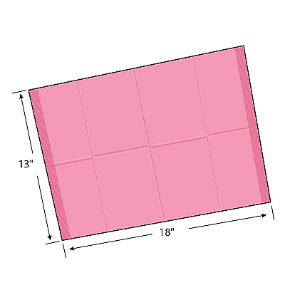 Adenna Dental Bibs Pink 18 X13 4x125, Case Of 500 (BIB744P)