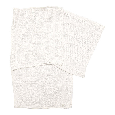 W11 Washcloth Size Terry Wipers White 10lb Bag (N-W11-10BG)