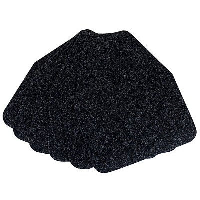 Healthgards Premium Urinal Mat 6 Pk, Pack Of 6 (HS-OR1001-BL)