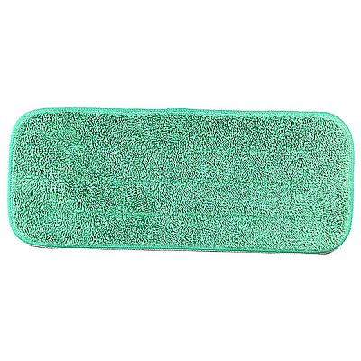Microfiber Flat Wet Mop - 13", Green, Pack Of 12 (PNP830013G)