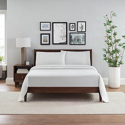 Aston & Arden Bamboo Sheet Set Cali-king Grey, 4 Piece Set (P-SS-BBCALKGGY)