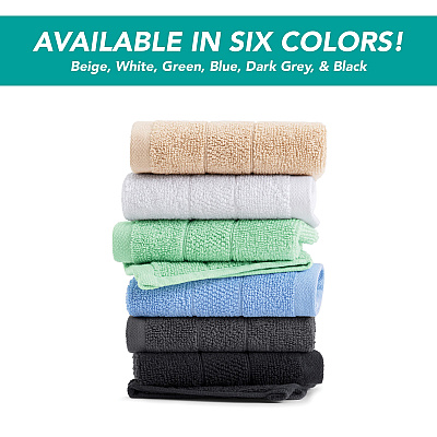 Family Essentials Washcloths 24pk White, Case Of 144 (FEWC-24PK-WH)