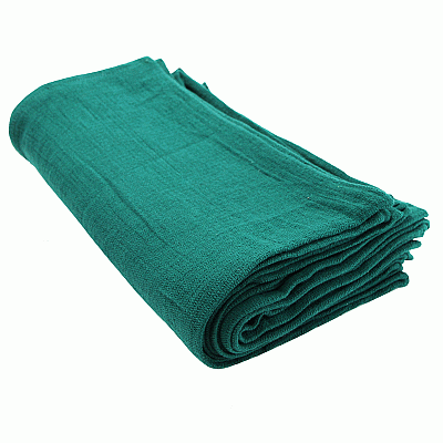 Huck Cotton Cleaning Towels 16x26 Green, Case Of 120 (ABSBNT-HGRN-CS)