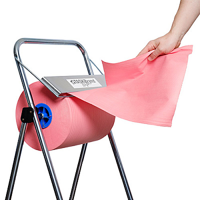 Taskbrand Industrial Floor Jumbo Roll Dispenser, Silver, 35.43"x17.72", 1 Each, 5/cs (680690)