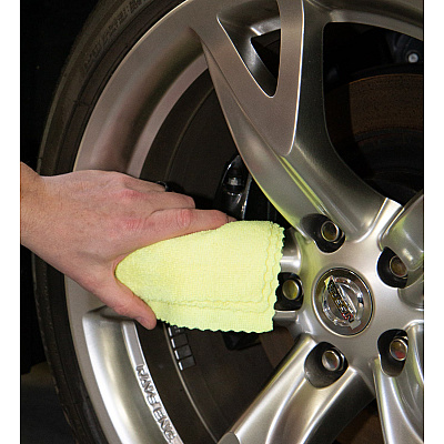 Smart Rags Microfiber Cloths 12x12 Yellow, Case Of 400 (M950Y)