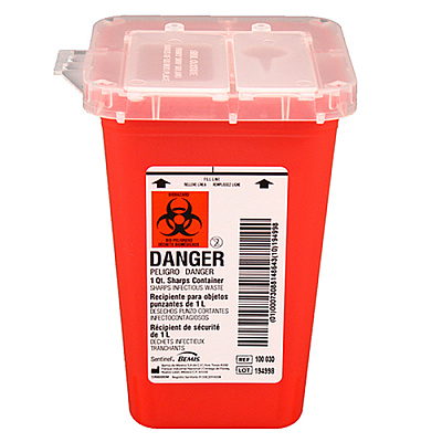 Container Sharps 1 Quart, 1 Each (7350)