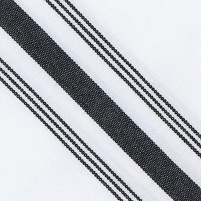 Mariposa Bistro Napkin 18x22 Black Stripe, Case Of 120 (BISTRO-BL-CS)