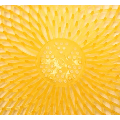 Eclipse High Fragrance Urinal Screen, Universal Fit, Anti-splash, Stronger & Longer-lasting Freshness, Yellow, Citrus Grove Scent, Case Of 36 (149336)