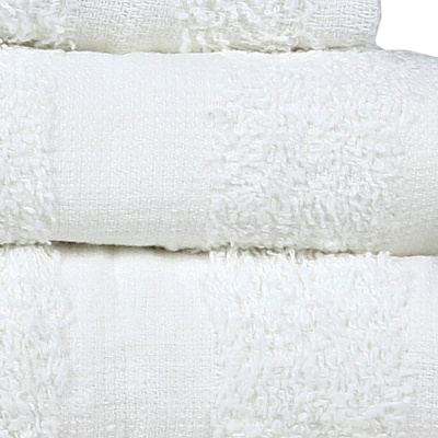 Plus Crescent Washcloth 12x12 White, Pack Of 60 (P-PLUS-1212-1)