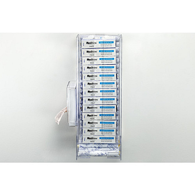Comicrofiberort Plus Courtesy Dispenser With Scensibles Personal Disposal Bag Refill Pack, Clear, 16"hx5.94" Wx4.64" D, 1 Each, 6/mc (CPD)