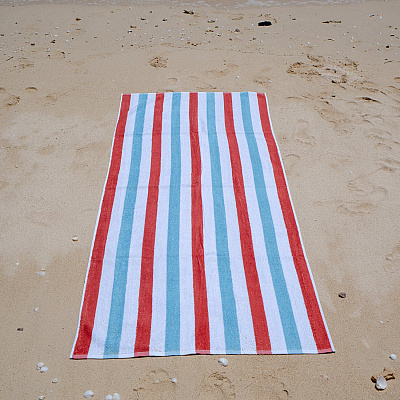 Cabo Cabana Beach Towel 30x70 Orange/blue, Pack Of 4 (PNP-CABOCABANA-OR/BL)